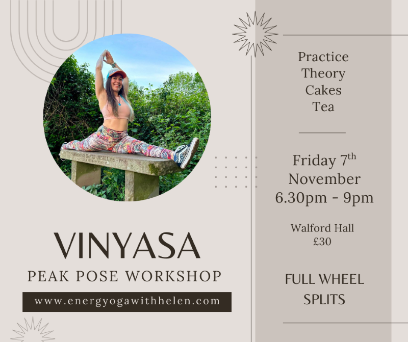 Vinyasa Peak Pose Yoga Workshop