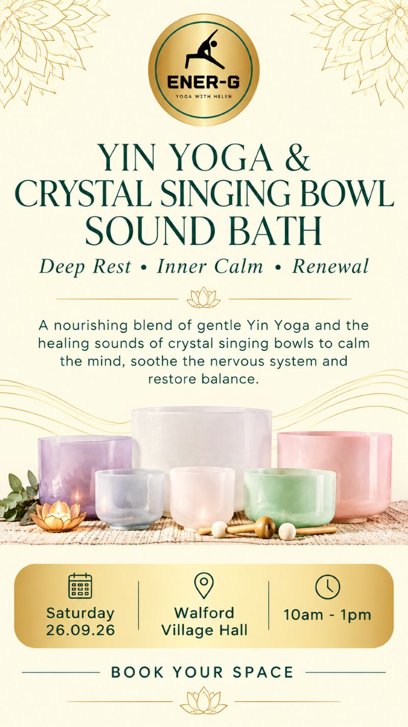 Yin Yoga & Sound Bath Workshop